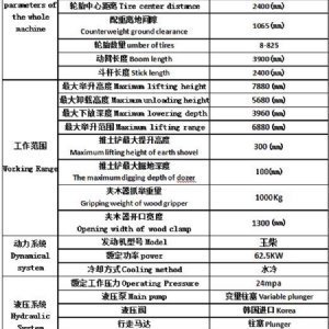 100型輪式抓木機(jī)  