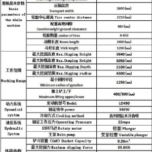 40型輪式挖掘機(jī)